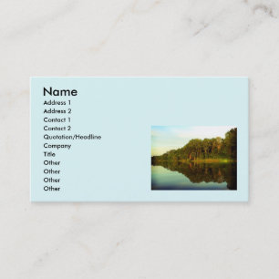 Carte De Visite Paix en nature