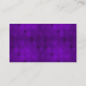 Carte De Visite Paix et fleurs (Dos)