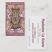 Carte De Visite Paix et satisfaction (Devant / Derrière)