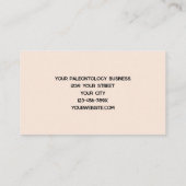 Carte De Visite Paleontology Bones Whale Skeleton (Dos)