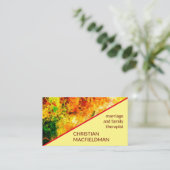 Carte De Visite Palette Artiste Colorée (Debout devant)