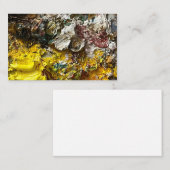 Carte De Visite Palette de l'artiste #1 (Devant / Derrière)