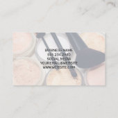 Carte De Visite Palette de maquillage | Brosses de maquillage (Dos)