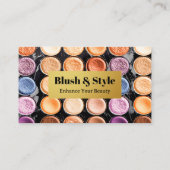 Carte De Visite Palette de maquillage cosmétique et beauté (Devant)