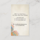 Carte De Visite Palette Outils de maquillage (Dos)