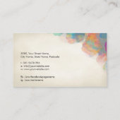 Carte De Visite Palette Outils de maquillage (Dos)