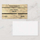 Carte De Visite palettes Produits de stockage (Devant / Derrière)