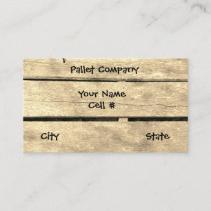 Carte De Visite palettes Produits de stockage