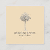 Carte de visite Palm Tree (Devant)