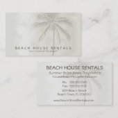 Carte De Visite Palm tropical (standard) (Devant / Derrière)