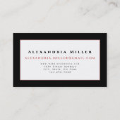 Carte De Visite Palme tropicale luxuriante Feuille (Dos)