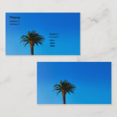 Carte De Visite palmier (Devant / Derrière)