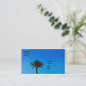 Carte De Visite palmier (Debout devant)