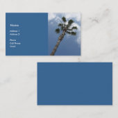 Carte De Visite Palmier (Devant / Derrière)