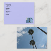 Carte De Visite palmiers (Devant / Derrière)