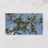 Carte De Visite Palmiers (Dos)