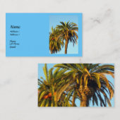 Carte De Visite Palmiers (Devant / Derrière)