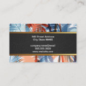 Carte De Visite Palmiers (Dos)