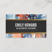 Carte De Visite Palmiers (Devant)