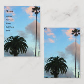 Carte De Visite palmiers (Devant / Derrière)