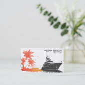 Carte De Visite Palmiers | Bateau de croisière (Debout devant)