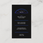 Carte De Visite Palmiers de Néon (Dos)