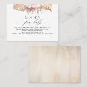 Carte De Visite Palmiers Séchés Tropicaux Livres Pour Bébé Demande (Devant / Derrière)