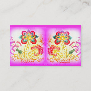 Carte De Visite palmiers super de style hippie