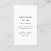 Carte De Visite Palmiers tropicaux modernes Dessin tendance (Dos)