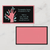 Carte De Visite Palmiste Astrologie Spirituelle Zodiaque Horoscope (Devant / Derrière)