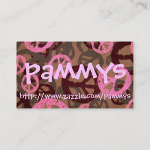 Carte De Visite pammys, http://www.zazzle.com/pammys