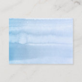 Carte De Visite Pampas Grass Dusty Blue Floral Baboks Demande (Dos)