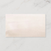 Carte De Visite Pampas Grass et Orchidées Blanches bien vouloir (Dos)