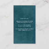 Carte De Visite Pampas Grass et rouille Fleurs en terre cuite Bota (Dos)