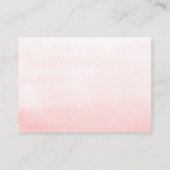 Carte De Visite Pampas séché Tropical Grass Livres Bébé Demande (Dos)