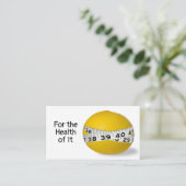 Carte De Visite Pamplemousse Concept Diet (Debout devant)