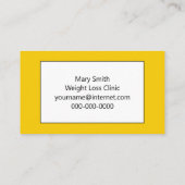 Carte De Visite Pamplemousse Concept Diet (Dos)