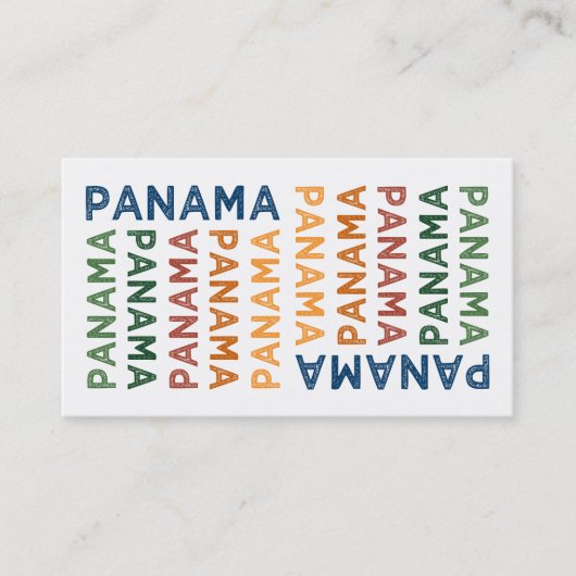 Carte De Visite Panama Cute (Devant)
