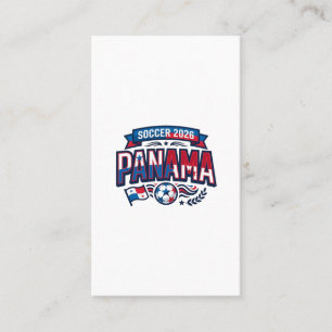 Carte De Visite Panama Football 2026 Football Gras Pays Typographi