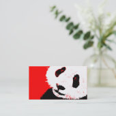 Carte De Visite panda. (Debout devant)