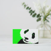Carte De Visite panda. (Debout devant)