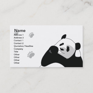 Carte De Visite Panda - affaires