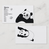 Carte De Visite Panda - affaires (Devant / Derrière)