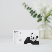 Carte De Visite Panda - affaires (Debout devant)
