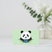 Carte De Visite Panda Bear Lotus (Debout devant)