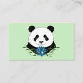 Carte De Visite Panda Bear Lotus (Devant)