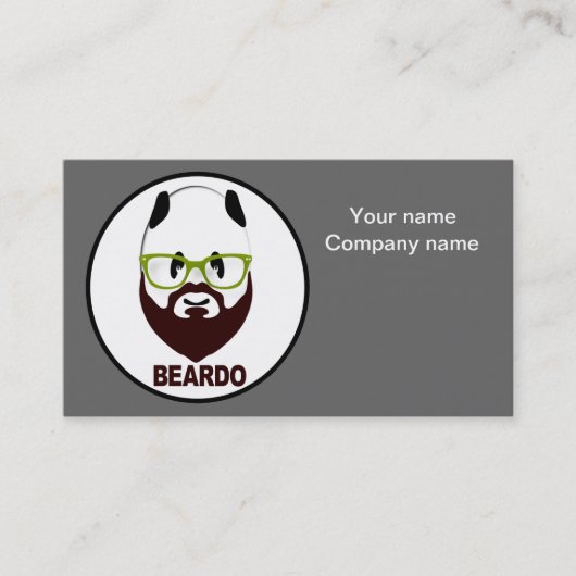 Carte De Visite Panda de Beardo (Devant)