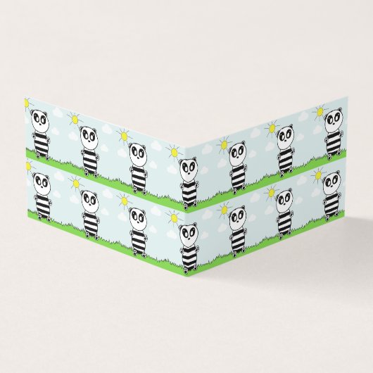 Carte De Visite Panda Kids (Extérieur)