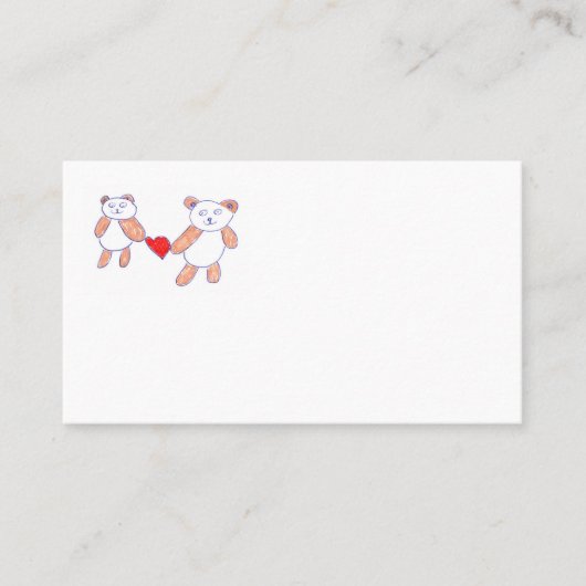 Carte De Visite Panda Love (Devant)