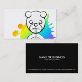Carte De Visite panda splatz. (Devant / Derrière)